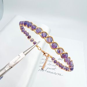 Handmade crystal bracelet